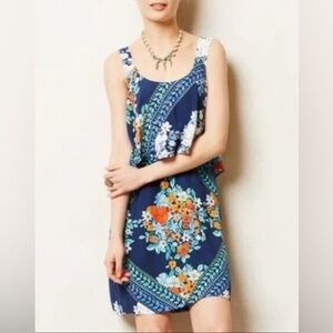 Anthropologie Maeve Tisana Floral Dress Size 10, GUC